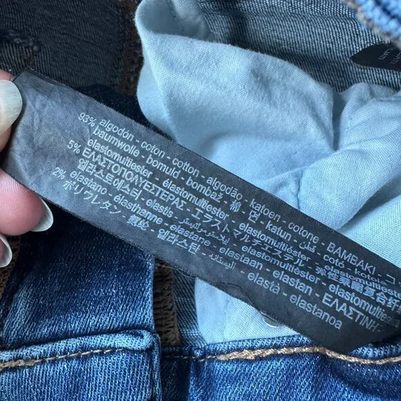 ✨ Zara Denim Pencil Midi Skirt – Medium Blue – Size S - Picture 12 of 12